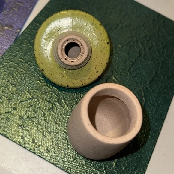 Urban Outfitters Mushroom Set Stash Boxes Jars Canisters Happy Pink Sad Green - Picture 11 of 16